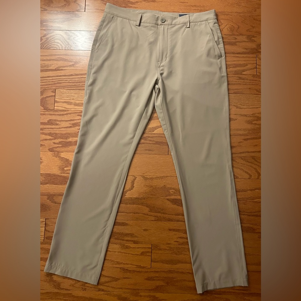 Vineyard Vines Performance Golf Pants Mens 35X32” Khaki Breaker Fairway Athletic